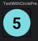 Img. 14 - TextWithCircle composable preview
