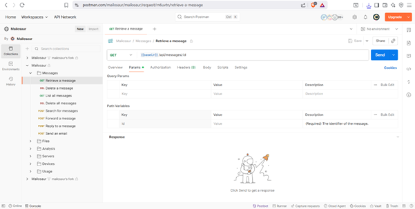 Mailosaur interface