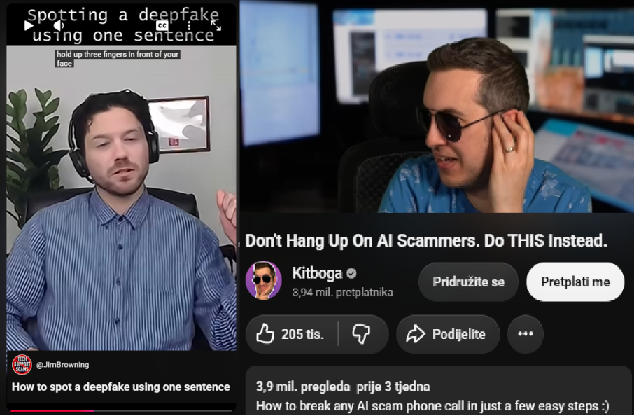 It's always a cat-and-mouse game in cybersecurity, technology evolves, defence methodology adapts and the cycle starts again, there are still ways to detect and break AI-powered scams, but the gap is becoming tighter, and the cycle is faster than ever (videos by “scambaiters“ Jim Browning and Kitboga) 